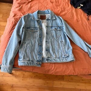 Abercrombie and Fitch Light Blue Denim Jacket